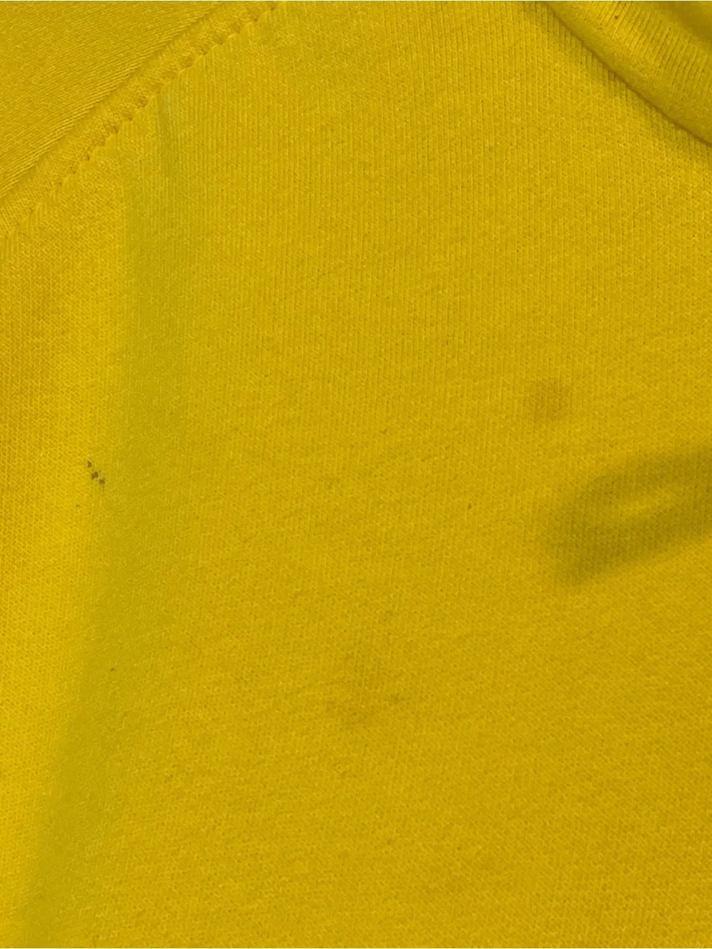 VINTAGE Nike Bright Yellow Pullover Hoodie with Arch Logo